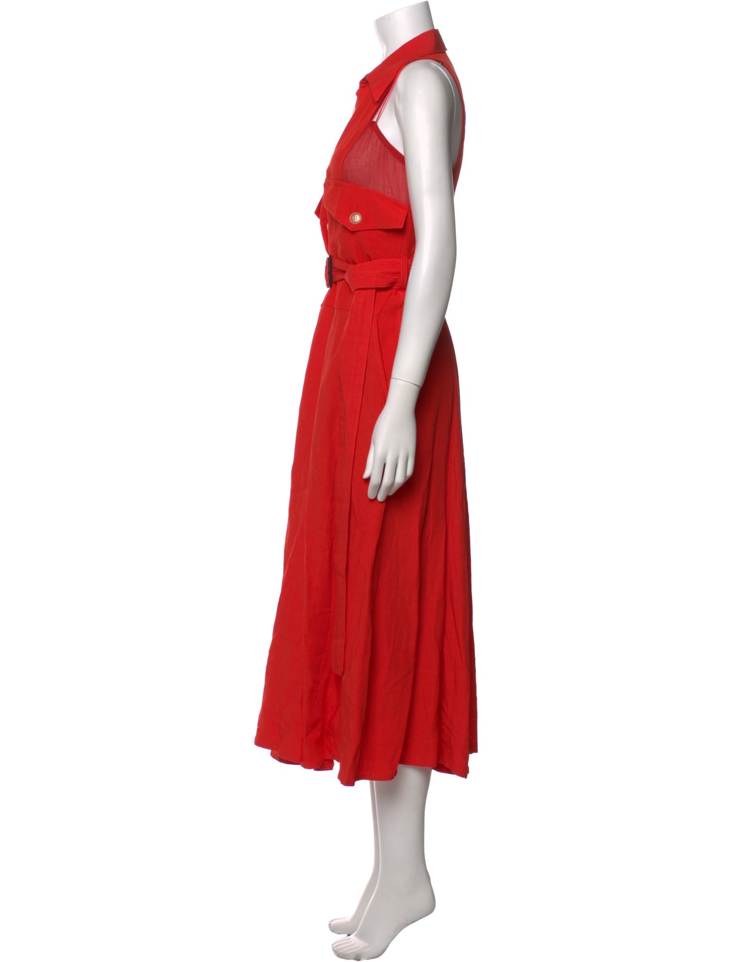 Akira Naka V-Neck Long Dress